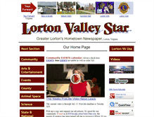 Tablet Screenshot of lortonvalleystar.com